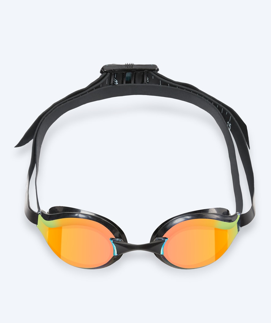 Watery Elite swimming goggles - Poseidon Mirror - Black/gold