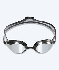 Watery Elite swimming goggles - Poseidon Mirror - Black/silver