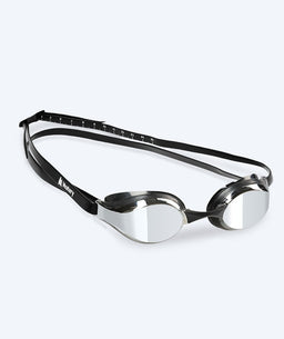 Watery Elite swimming goggles - Poseidon Mirror - Black/silver