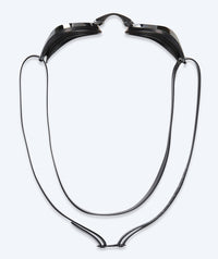 Watery Elite swimming goggles - Poseidon Mirror - Black/silver