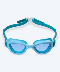 Watery training swimming goggles for kids - Evian - Blue/blue