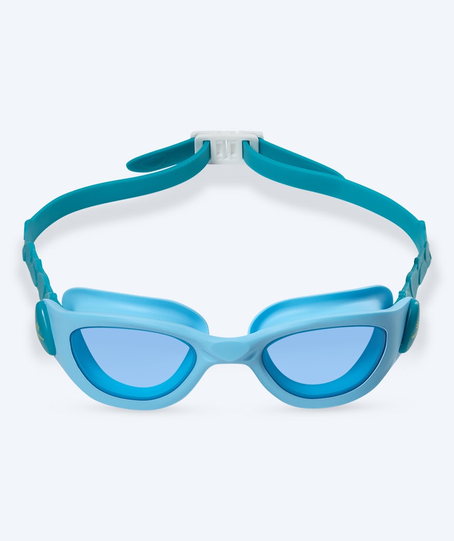 Watery training swimming goggles for kids - Evian - Blue/blue