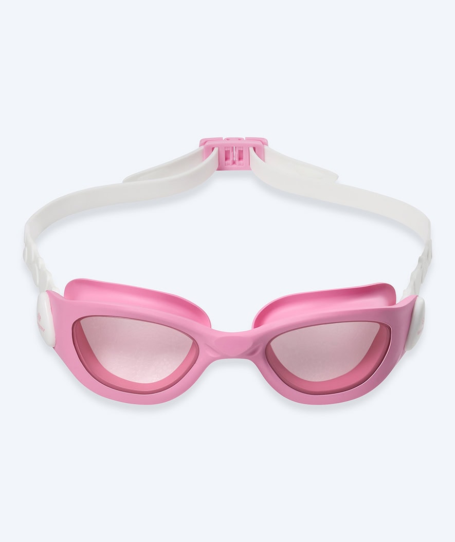 Watery training swimming goggles for kids - Evian - Pink/pink