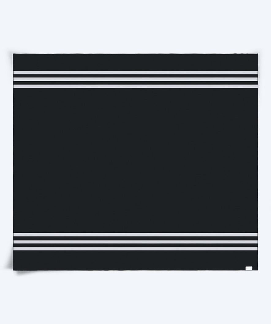 Watery microfiber towel (180 x 200 cm) - Eco Nebraska Family - Black