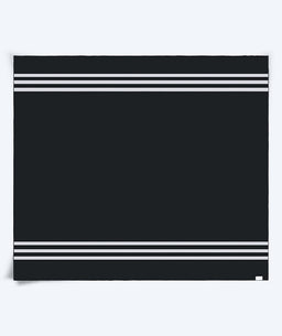 Watery microfiber towel (180 x 200 cm) - Eco Nebraska Family - Black