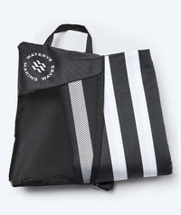Watery microfiber towel (180 x 200 cm) - Eco Nebraska Family - Black