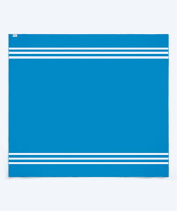 Watery microfiber towel (180 x 200 cm) - Eco Nebraska Family - Blue
