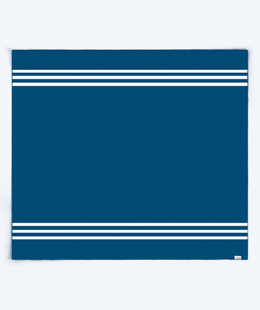 Watery microfiber towel (180 x 200 cm) - Eco Nebraska Family - Dark blue