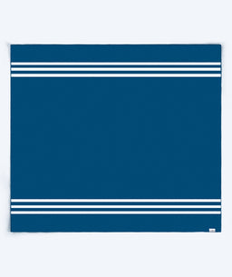 Watery microfiber towel (180 x 200 cm) - Eco Nebraska Family - Dark blue