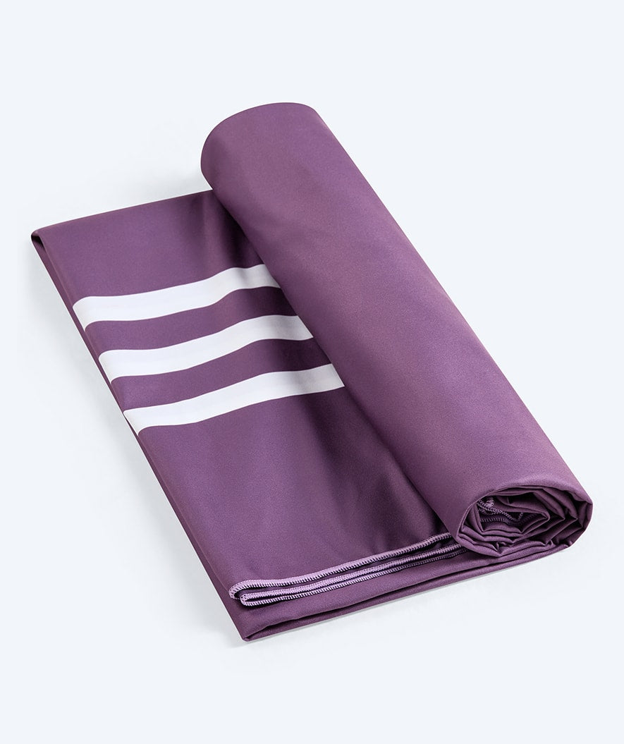 Watery microfiber towel (180 x 200 cm) - Eco Nebraska Family - Purple