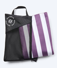 Watery microfiber towel (180 x 200 cm) - Eco Nebraska Family - Purple