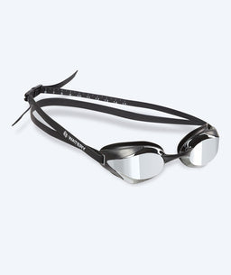 Watery Elite swimming goggles - Poseidon Ultra Mirror - Black/silver