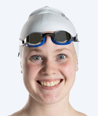 Watery Elite swimming goggles - Poseidon Mirror - Blue/silver