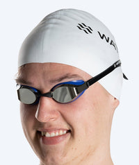 Watery Elite swimming goggles - Poseidon Mirror - Blue/silver
