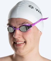 Watery Elite swimming goggles - Poseidon Mirror - Purple/silver