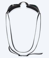 Watery Elite swim goggles - Poseidon - Black (Smoke lens)
