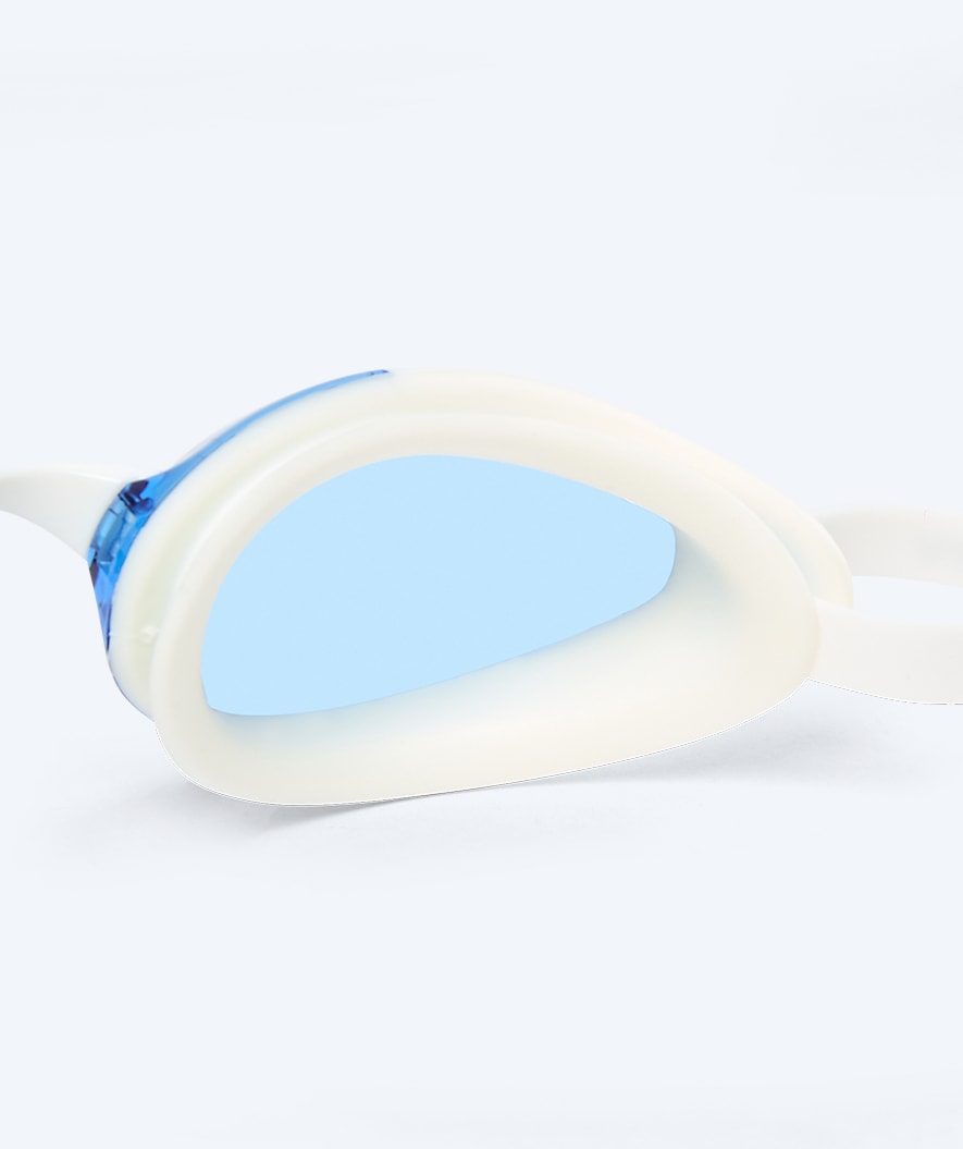 Watery Elite swimming goggles - Poseidon Ultra - White/blue