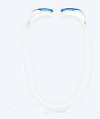 Watery swim goggles - Poseidon Ultra Mirror - White/blue