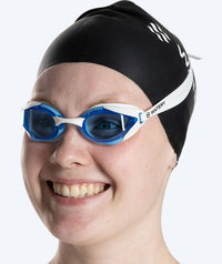 Watery Elite swimming goggles - Poseidon Ultra - White/blue