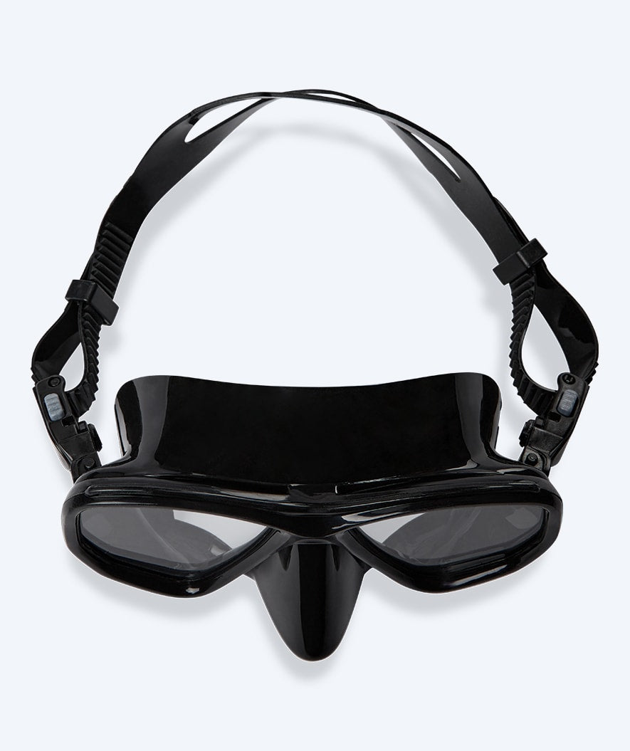 Watery diving mask for adults (from 15 years) - Fenton Pro - Black