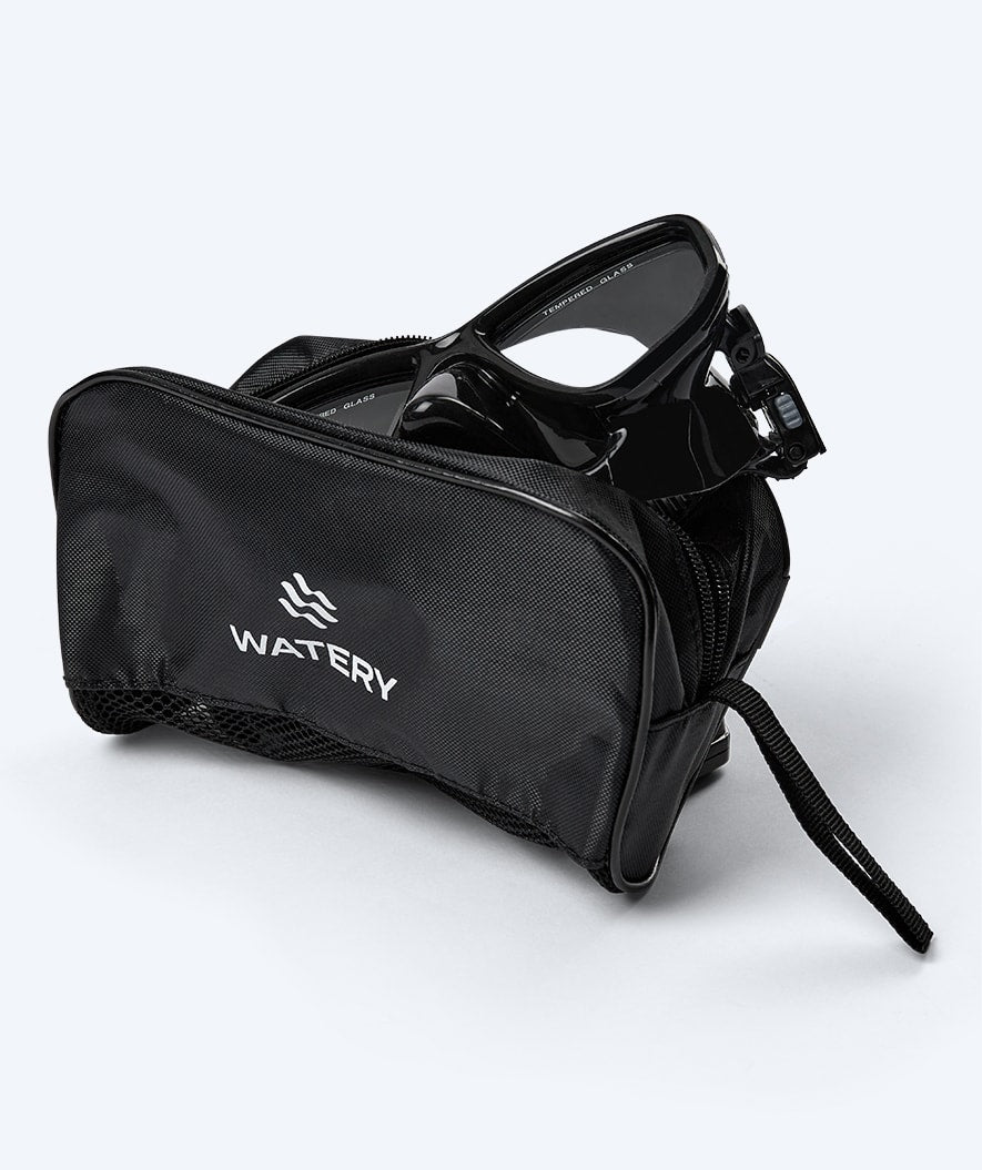 Watery diving mask for adults (from 15 years) - Fenton Pro - Black