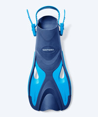 Watery short swim fins - Fisher - Blue