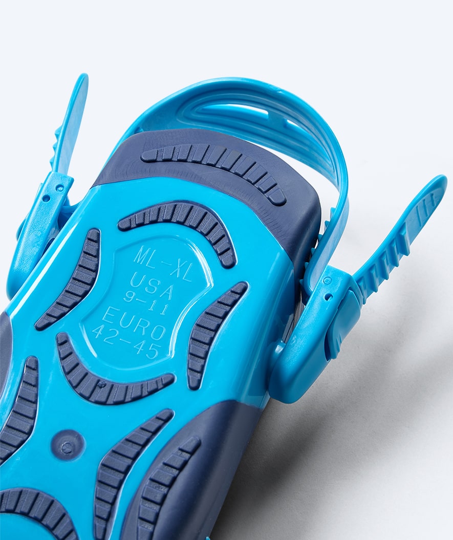 Watery short swim fins - Fisher - Blue