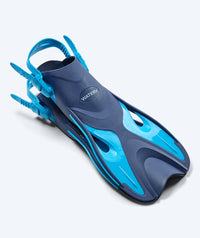 Watery short swim fins - Fisher - Blue