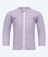 Watery UV-shirt for kids - Fjord Long Sleeve Rashguard - Purple