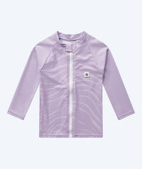 Watery UV-shirt for kids - Fjord Long Sleeve Rashguard - Purple