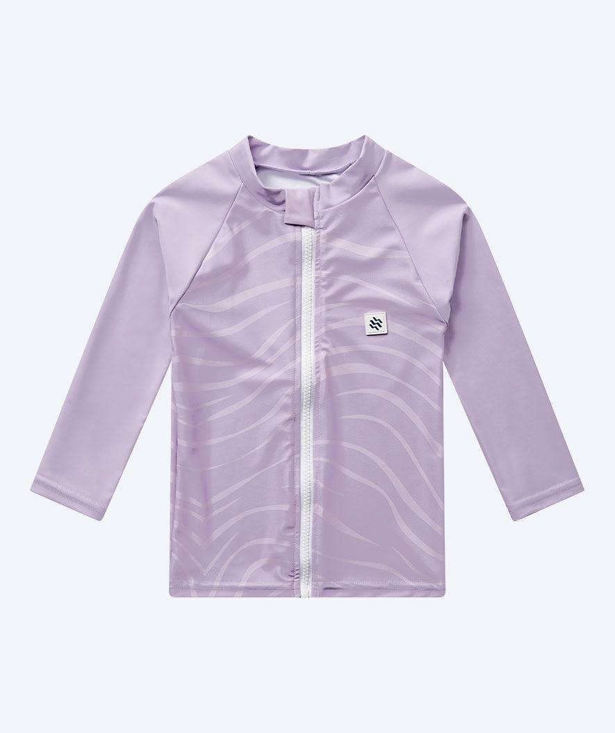 Watery UV-shirt for kids - Fjord Long Sleeve Rashguard - Purple