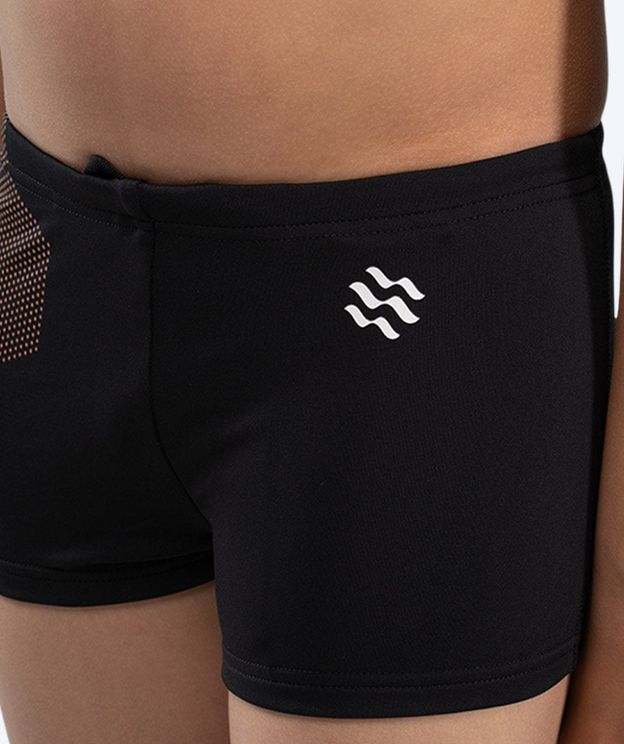 Watery aquashorts for boys - Flaming Vegas Eco - Orange Corner