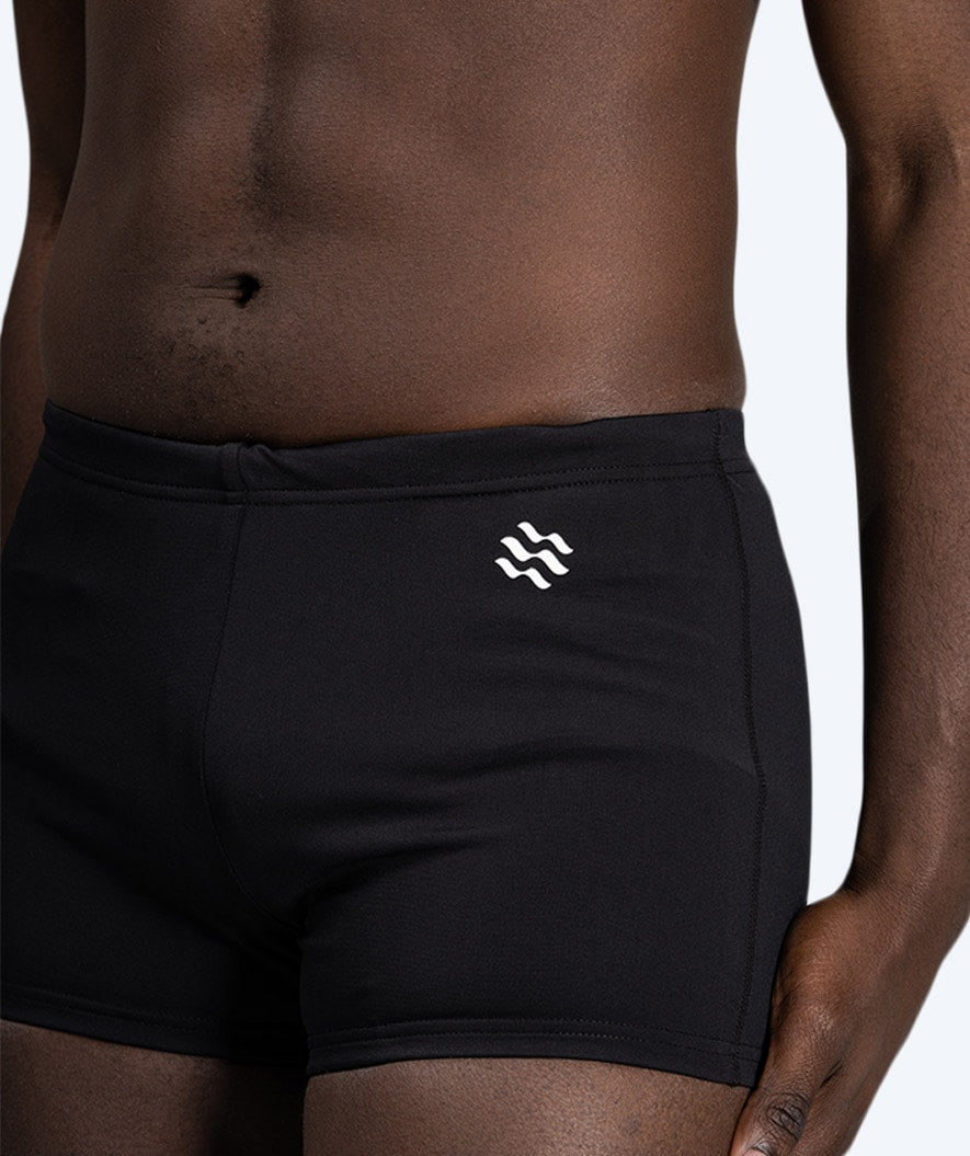 Watery aquashorts for men - Flaming Vegas Eco - Black