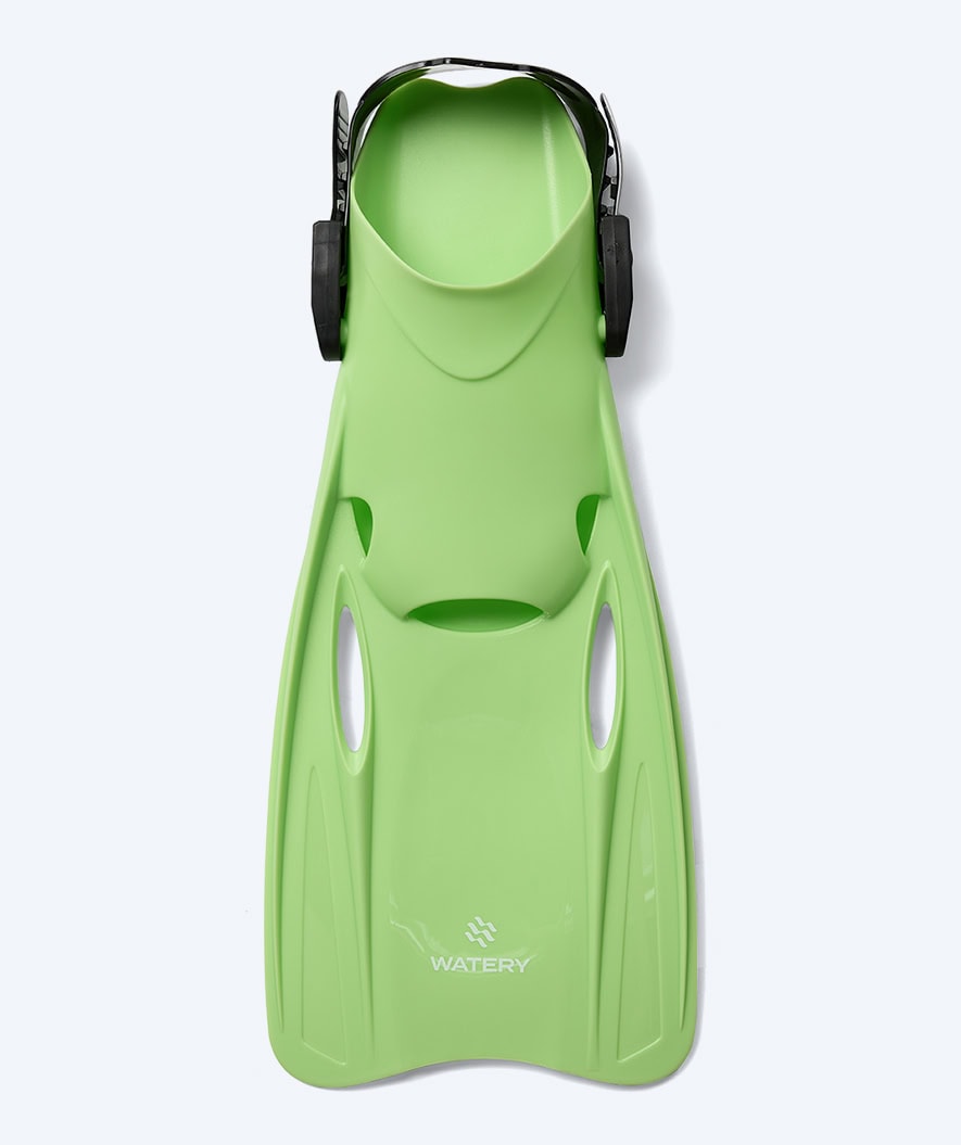 Watery diving fins for kids/junior (27-38) - Fleetwood - Light green