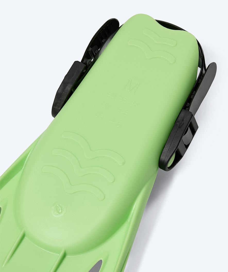 Watery diving fins for kids/junior (27-38) - Fleetwood - Light green