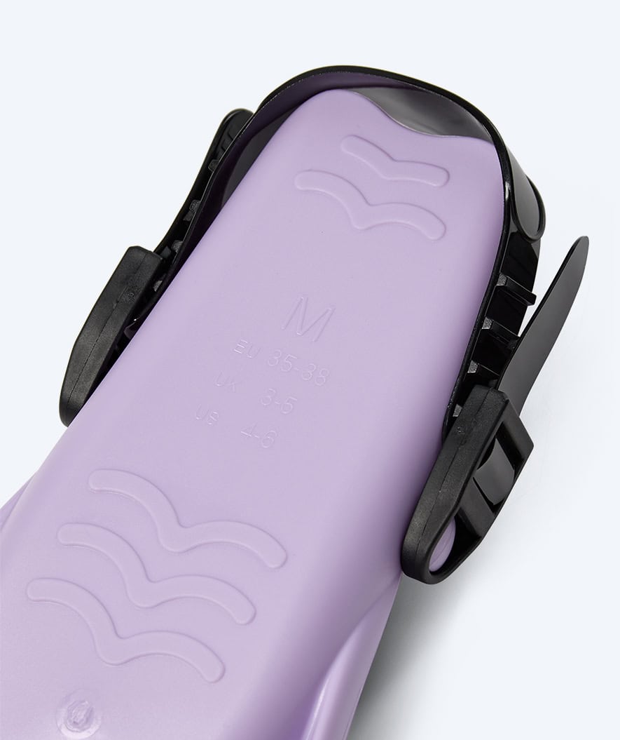 Watery diving fins for kids/junior (27-38) - Fleetwood - Purple