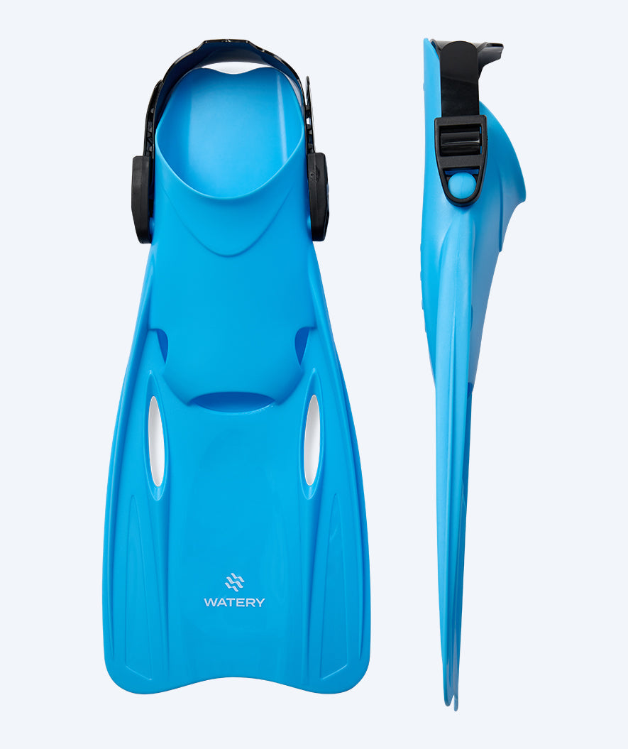 Watery snorkel set for junior (8-15) - Odine/Fleetwood - Blue/Blue