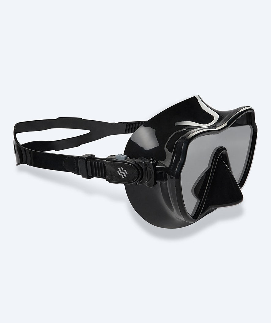 Watery diving mask for adults (from 12 years) - Fraser - Black