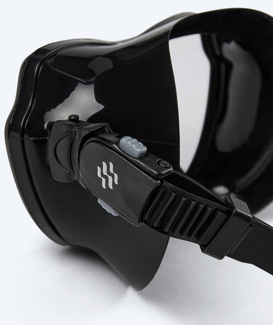 Watery diving mask for adults (from 12 years) - Fraser - Black