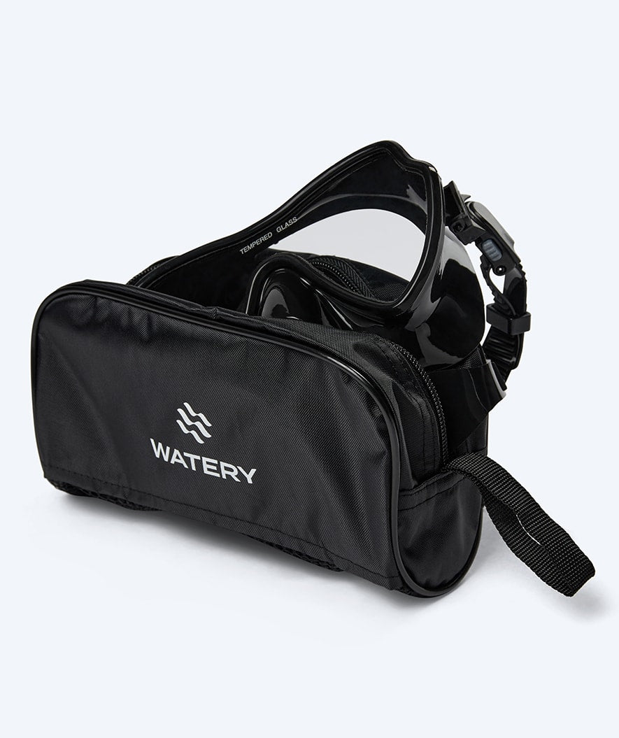 Watery diving mask for adults (from 12 years) - Fraser - Black
