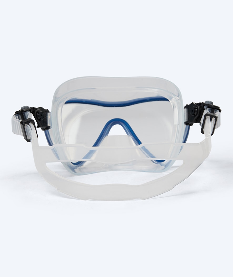 Watery diving mask for adults (from 15 years) - Fraser - Blue/clear