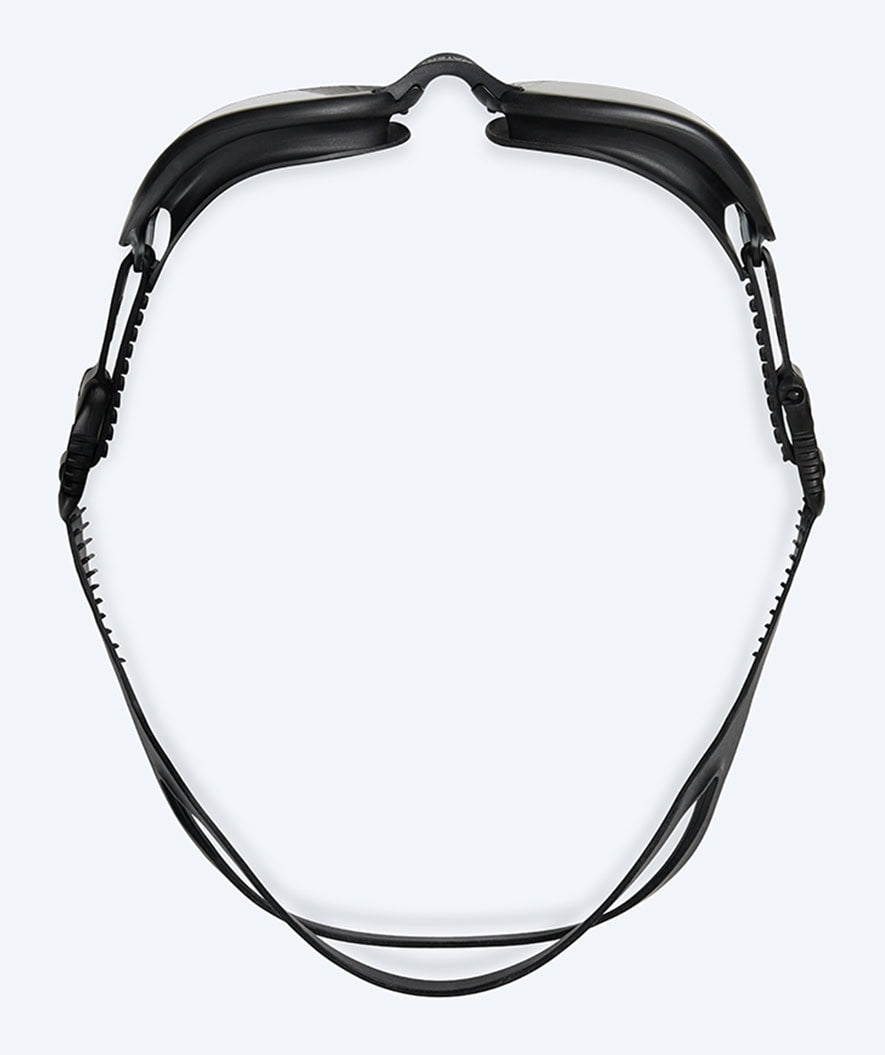 Watery training swimming goggles - Fraser - Black (Smoke lens)