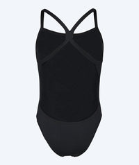 Watery swimsuit for girls - Freestyler Solid - Black