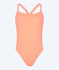 Watery swimsuit for girls - Freestyler Solid - Coral