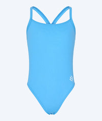 Watery swimsuit for girls - Freestyler Solid - Electric Blue