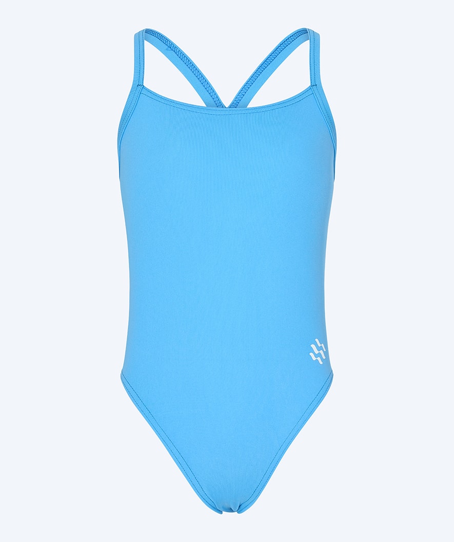 Watery swimsuit for girls - Freestyler Solid - Electric Blue