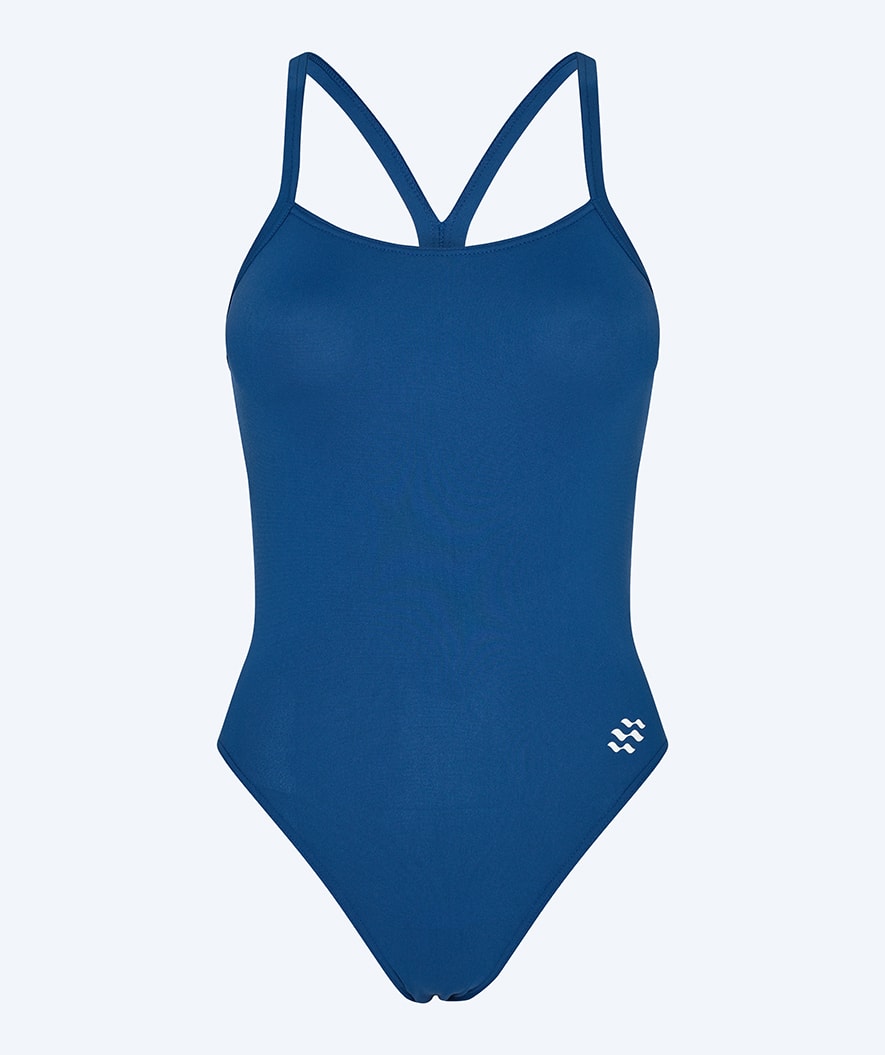 Watery swimsuit for women - Freestyler Solid - Dark blue