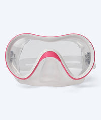 Watery diving mask for junior (8-15) - Gobie - Light pink/clear