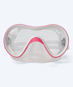 Watery diving mask for junior (8-15) - Gobie - Light pink/clear