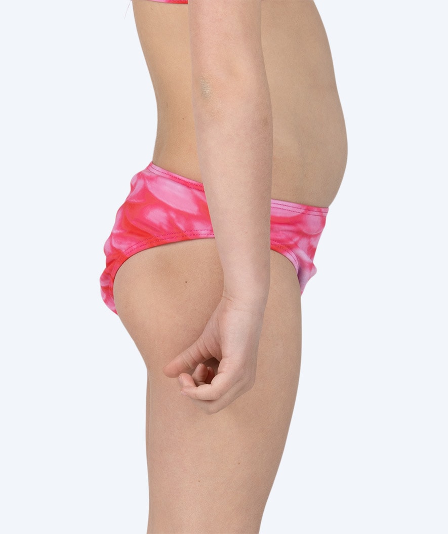 Watery mermaid bikini bottom for girls - Pink Blush